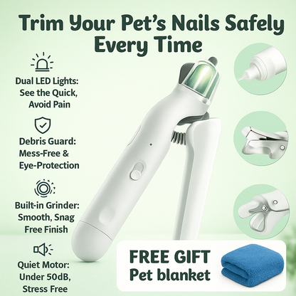 Pet Nail LED Clipper and Grinder